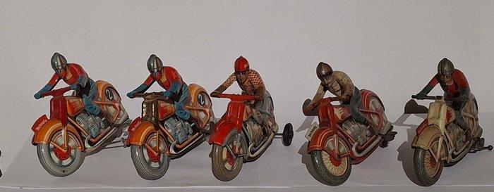 Technofix - Motorfietsen met bestuurders - Opwindbaar, Antiquités & Art, Antiquités | Jouets