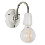 Wandlampen Wandlamp Sophie wit Keramiek E27 fitting klassiek, Maison & Meubles, Lampes | Appliques, Verzenden