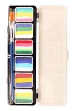 PXP 6 X 6gr Splitcake Palet With Brush Size 6 - B, Hobby en Vrije tijd, Verzenden, Nieuw