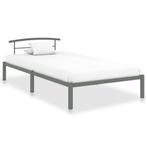 vidaXL Bedframe metaal grijs 90x200 cm, Huis en Inrichting, Slaapkamer | Bedden, Verzenden, Nieuw