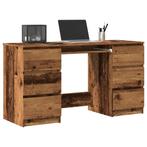 vidaXL Schrijftafel 140x50x77 cm bewerkt hout oud, Huis en Inrichting, Verzenden, Nieuw