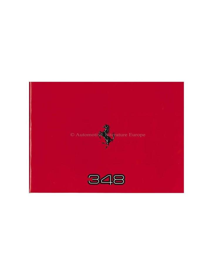 1989 FERRARI 348 PERSMAP ENGELS 572/89, Boeken, Auto's | Folders en Tijdschriften