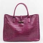 Longchamp - Crocodile pattern leather/Butterfly interior -