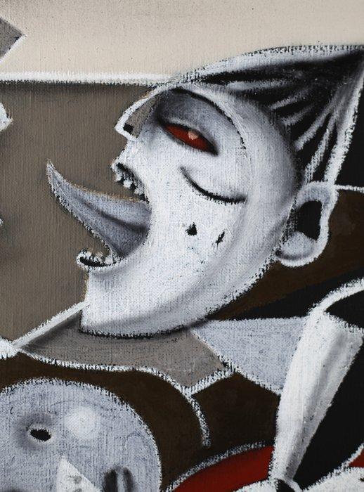 Jone Hopper - Mère à lenfant, Antiek en Kunst, Kunst | Schilderijen | Modern