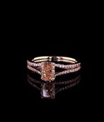 Zonder Minimumprijs - Ring - 14 karaat Roségoud - 1.33ct.