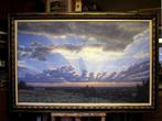 Paranskiy Arkadiy - Ozeritsy. Sunrise over the Oka., Antiek en Kunst