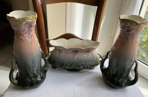 Art nouveau Cheminée (3) - bruyne Five Lille - 1920-1930, Antiek en Kunst, Kunst | Designobjecten