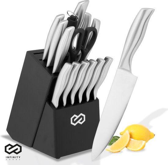 2dekans | Infinity Goods Messenset - Messenblok - 16 Delig -, Huis en Inrichting, Keuken | Keukenbenodigdheden, Ophalen of Verzenden