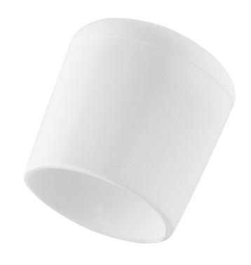 Flexibele stoelpootdop (rond, 80 mm, wit) beschikbaar voor biedingen
