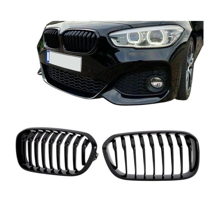 Grill nieren geschikt voor BMW 1 serie F20-F21 glans zwart, Auto-onderdelen, Overige Auto-onderdelen, Nieuw, BMW, Ophalen of Verzenden