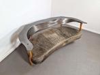 Kurt Beier - Sofa - Leder, Hout, Staal - Kurt Beier bank,, Antiek en Kunst