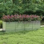 vidaXL Plantenbak verhoogd 320x80x77 cm gegalvaniseerd staal, Tuin en Terras, Verzenden, Nieuw