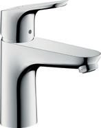 Hansgrohe Focus ééngreeps wastafelmengkraan 100 met PopUp, Doe-het-zelf en Bouw, Ophalen of Verzenden, Nieuw, Chroom, Kraan