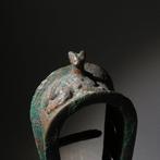 Oud-Egyptisch Brons Mooie fijne sistrum, Hathor Bastet. 19, Verzamelen