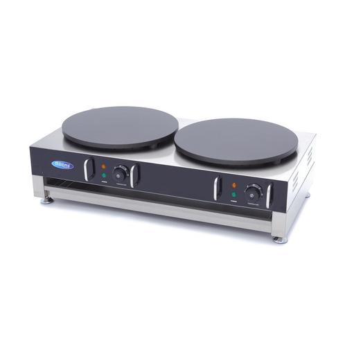 Crepebakplaat - Dubbele Crepes - 2 x 40 cm - incl., Zakelijke goederen, Horeca | Keukenapparatuur, Nieuw in verpakking, Fornuis, Frituur en Grillen