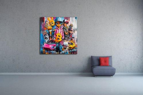 PLM-Art - Bitcoin Boy, Antiek en Kunst, Kunst | Schilderijen | Modern