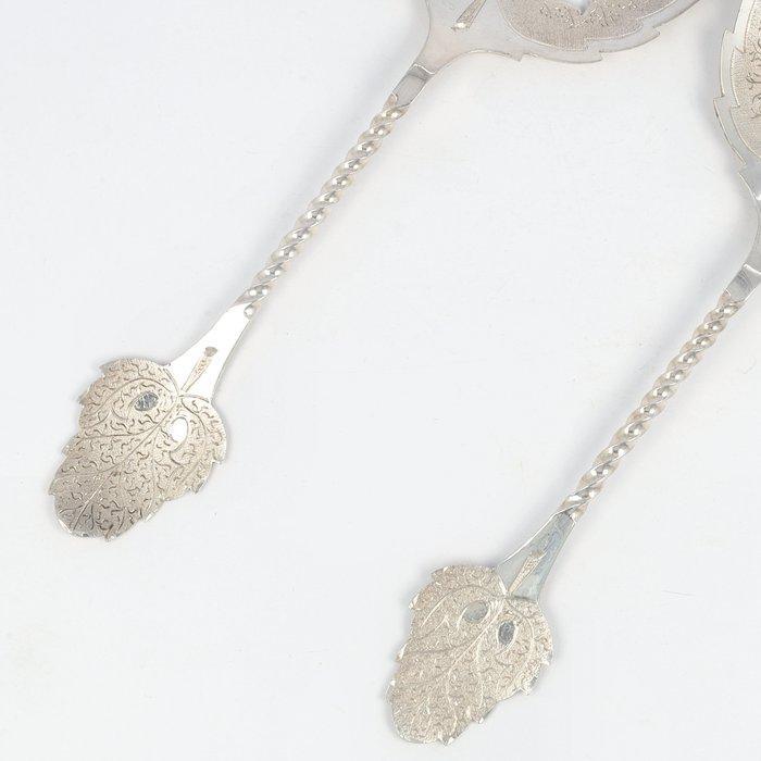 Adrianus Andries Graves Kooiman - Set Fruitschep /, Antiek en Kunst, Antiek | Zilver en Goud