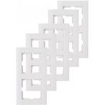 2dekans | Kopp 5x Dubbele Afdekraam - Helderwit, Ophalen of Verzenden, Nieuw