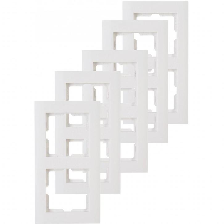 2dekans | Kopp 5x Dubbele Afdekraam - Helderwit, Huis en Inrichting, Keuken | Keukenbenodigdheden, Ophalen of Verzenden