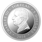 Tokelau. 5 Dollars 2024 1 oz $5 NZD Tokelau Untamed