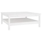 Salontafel Wit Grenen | Tweede Kansje | OP = OP, Huis en Inrichting, Tafels | Salontafels, 50 tot 100 cm, Verzenden, Vierkant