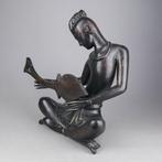 Hand-carved Thai musician - sculptuur - Thailand (Zonder