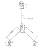 Ledpaneel ophangysteem met 2 schroeven, Verzenden, Nieuw
