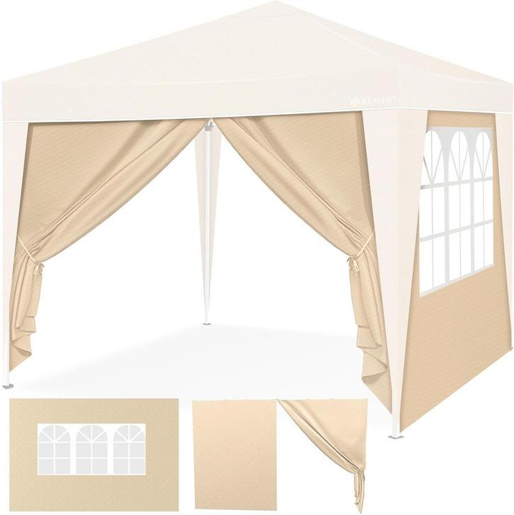 KESSER® Zijwand voor paviljoen - 3x3m - Beige, Jardin & Terrasse, Tonnelles, Envoi