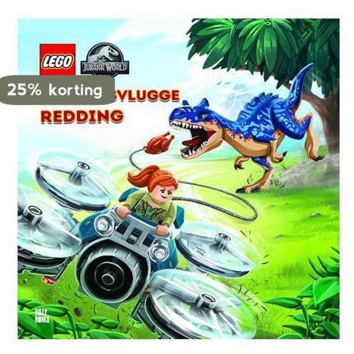 LEGO Jurassic World - Vliegensvlugge Redding 9789463850896, Boeken, Overige Boeken, Zo goed als nieuw, Verzenden
