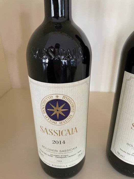 2014 , 2016, 2017, 2018 & 2019 Tenuta San Guido, Sassicaia -, Verzamelen, Wijnen
