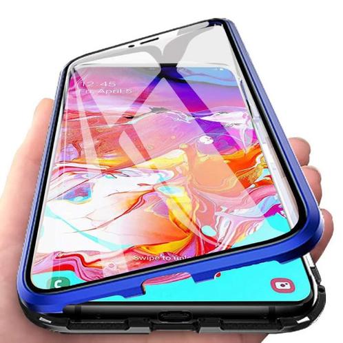 Samsung Galaxy A50 Magnetisch 360° Hoesje met Tempered Glass, Télécoms, Téléphonie mobile | Housses, Coques & Façades | Samsung