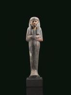 Oud-Egyptisch Hout Ushabti. Nieuwe Koninkrijk, ca. 1552 -