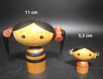 Tamura Noboru - Beeldje, Twee Vintage Kawaii Pigtail