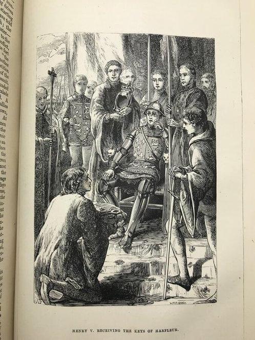Lieut. Colonel Williams - Englands Battles By Sea And Land, Antiek en Kunst, Antiek | Boeken en Manuscripten