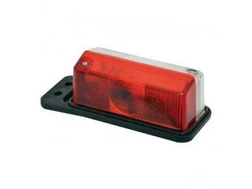 Breedtelicht rood/wit rubber flap, Ophalen of Verzenden, Nieuw