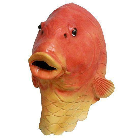 Vis masker Koi Karper, Hobby en Vrije tijd, Feestartikelen, Verzenden