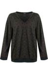 Shirt Exxcellent bloem print v hals maat 46