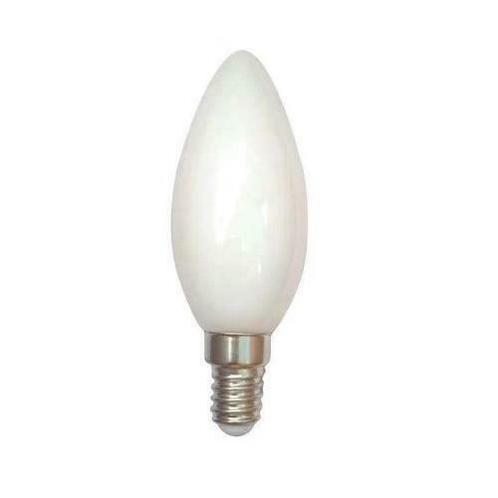 LED Filament kaarslamp 1,6W Milky E14 Extra warm wit, Maison & Meubles, Lampes | Lampes en vrac, Envoi