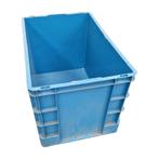Stapelbak 600x400x400 blauw gesloten bodem/wanden gebruikt, Doe-het-zelf en Bouw, Ophalen of Verzenden, Nieuw
