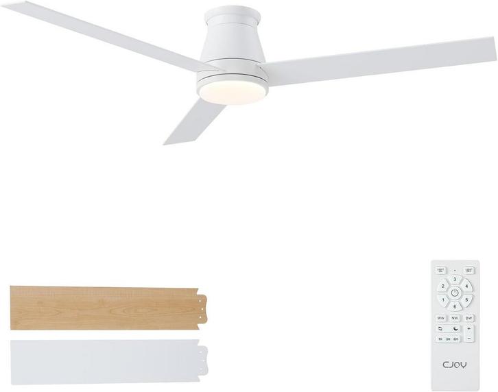 Stille CJOY Ventilator 152cm | Tweede Kansje | OP = OP, Elektronische apparatuur, Airco's, Verwarmen, Nieuw, 3 snelheden of meer