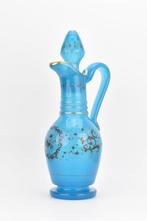 Karaf - Opaline glas - Grote Boheemse Glas, Antiek en Kunst