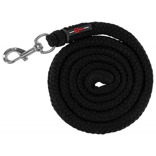 Halstertouw classicsoft met karabijnhaak - black - kerbl, Dieren en Toebehoren, Paarden en Pony's | Overige Paardenspullen, Nieuw