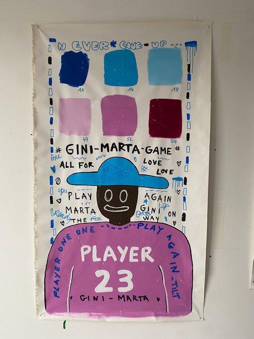 GINI MARTA - PLAYER 23, Antiek en Kunst, Kunst | Schilderijen | Modern