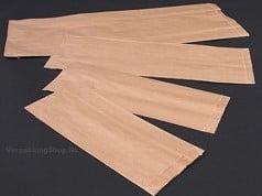 Papieren zakken bruin kraft 9 + (2x3) x 20 cm 75 gram, Maison & Meubles, Accessoires pour la Maison | Plantes & Fleurs artificielles