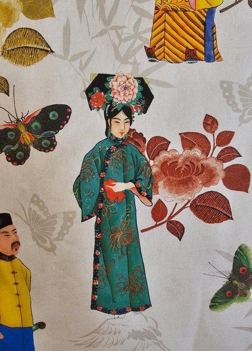 Zeldzaam weefsel uit de Qing-dynastie - Oosterse vormgeving, Antiek en Kunst, Antiek | Tapijten, Tafelkleden en Textiel