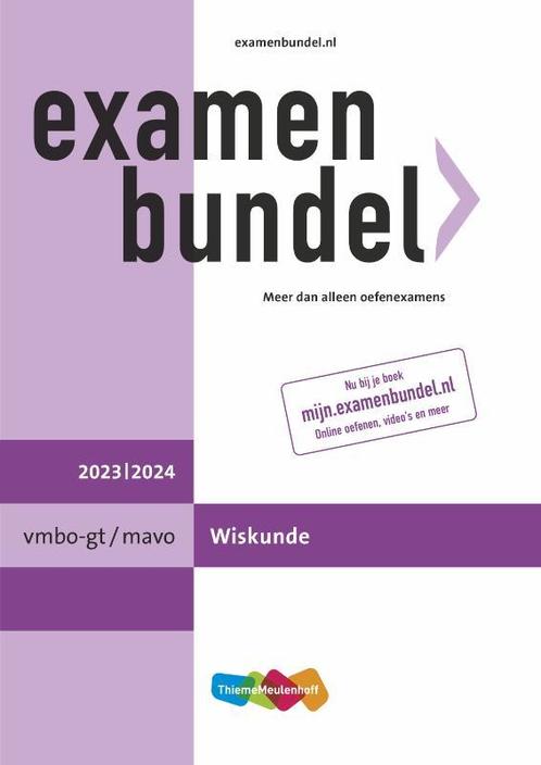 Examenbundel / vmbo-gt/mavo Wiskunde 2023/2024 9789006648515, Boeken, Overige Boeken, Gelezen, Verzenden