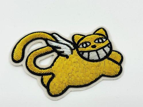 M. Chat (Thoma Vuille) (1977) - Chat volant - Broderie, Antiek en Kunst, Kunst | Schilderijen | Modern