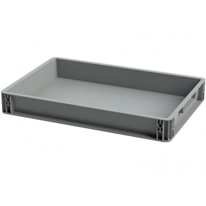Kunststof Bak Euronorm 600x400x75 mm grijs Nieuw, Doe-het-zelf en Bouw, Kratten en Dozen, Ophalen of Verzenden