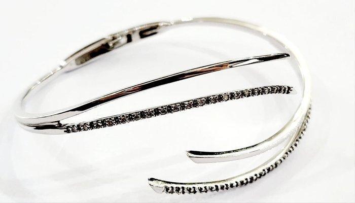 Armband - 18 karaat Witgoud - 0.70ct. tw. Diamant, Handtassen en Accessoires, Armbanden