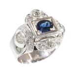 Ring - 18 karaat Witgoud - 1.36ct. tw. Diamant (Natuurlijk), Nieuw